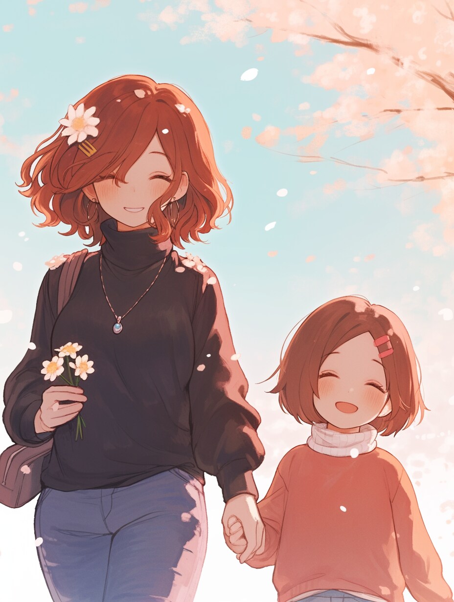 母と娘291 | の人気AIイラスト・グラビア