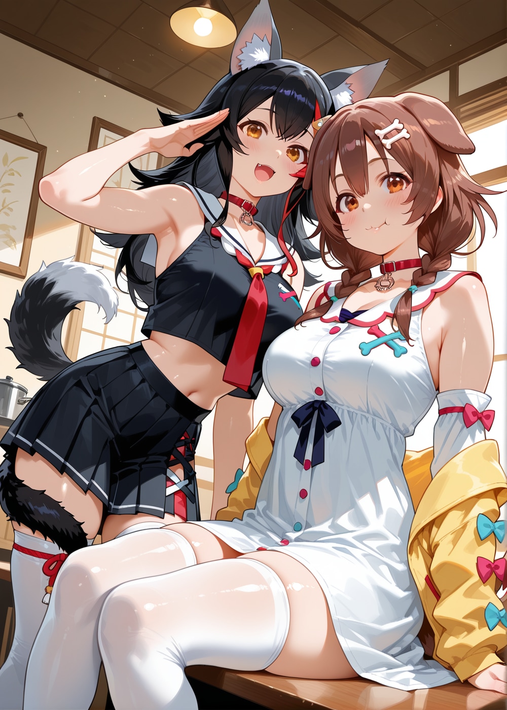 料理に失敗してミオしゃのご飯を食べるまで | の人気AIイラスト・グラビア