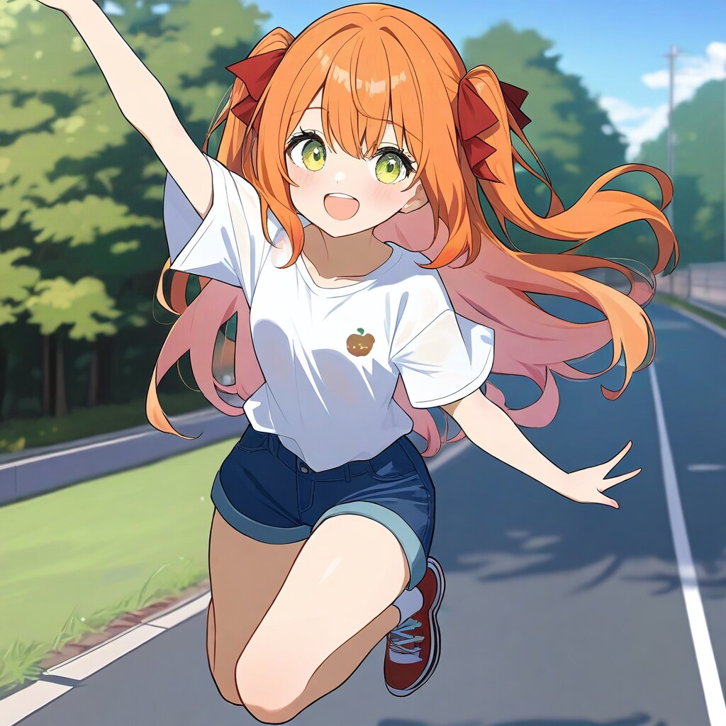 ジャンプするゆりか