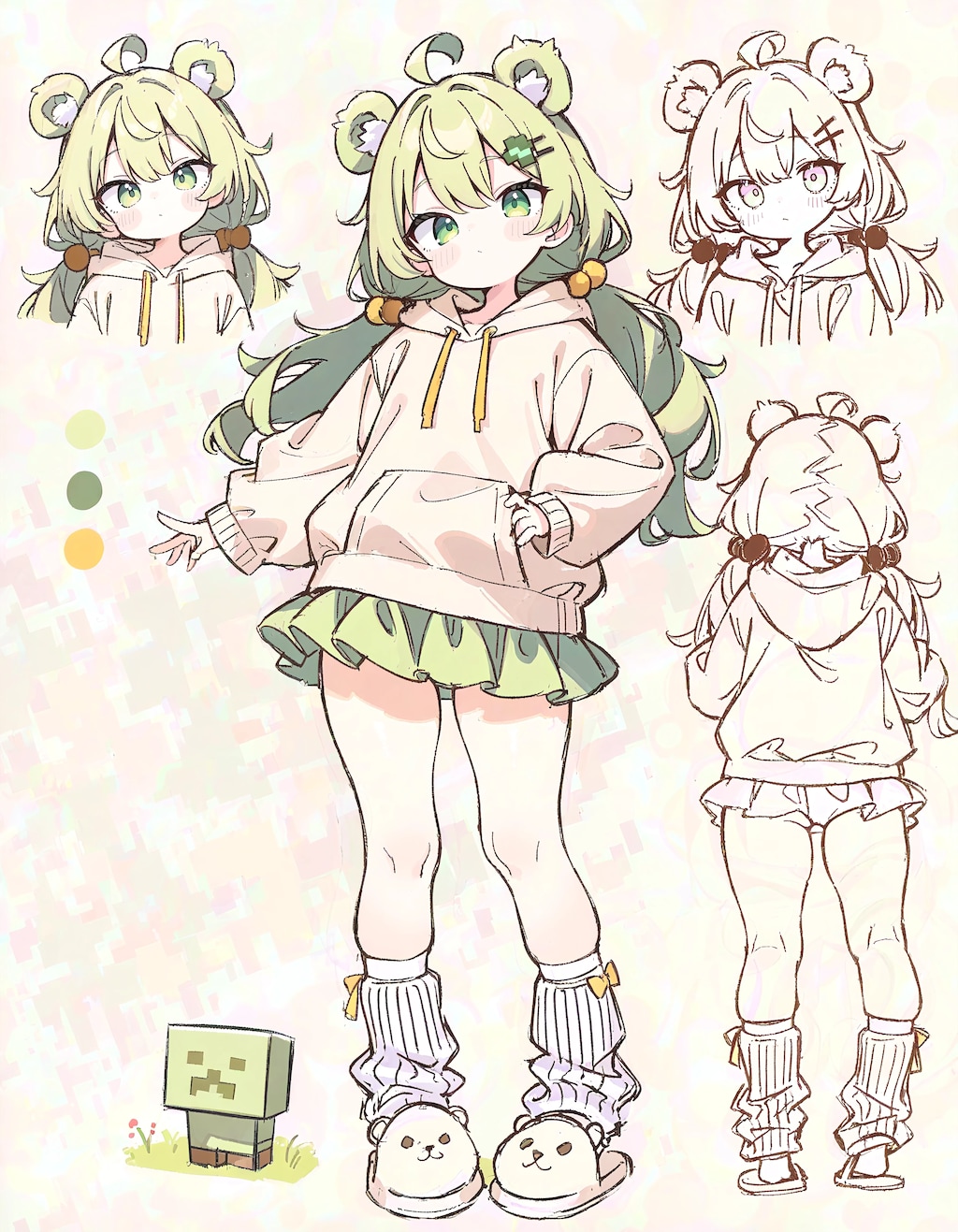 Creeper Girl Concept Art