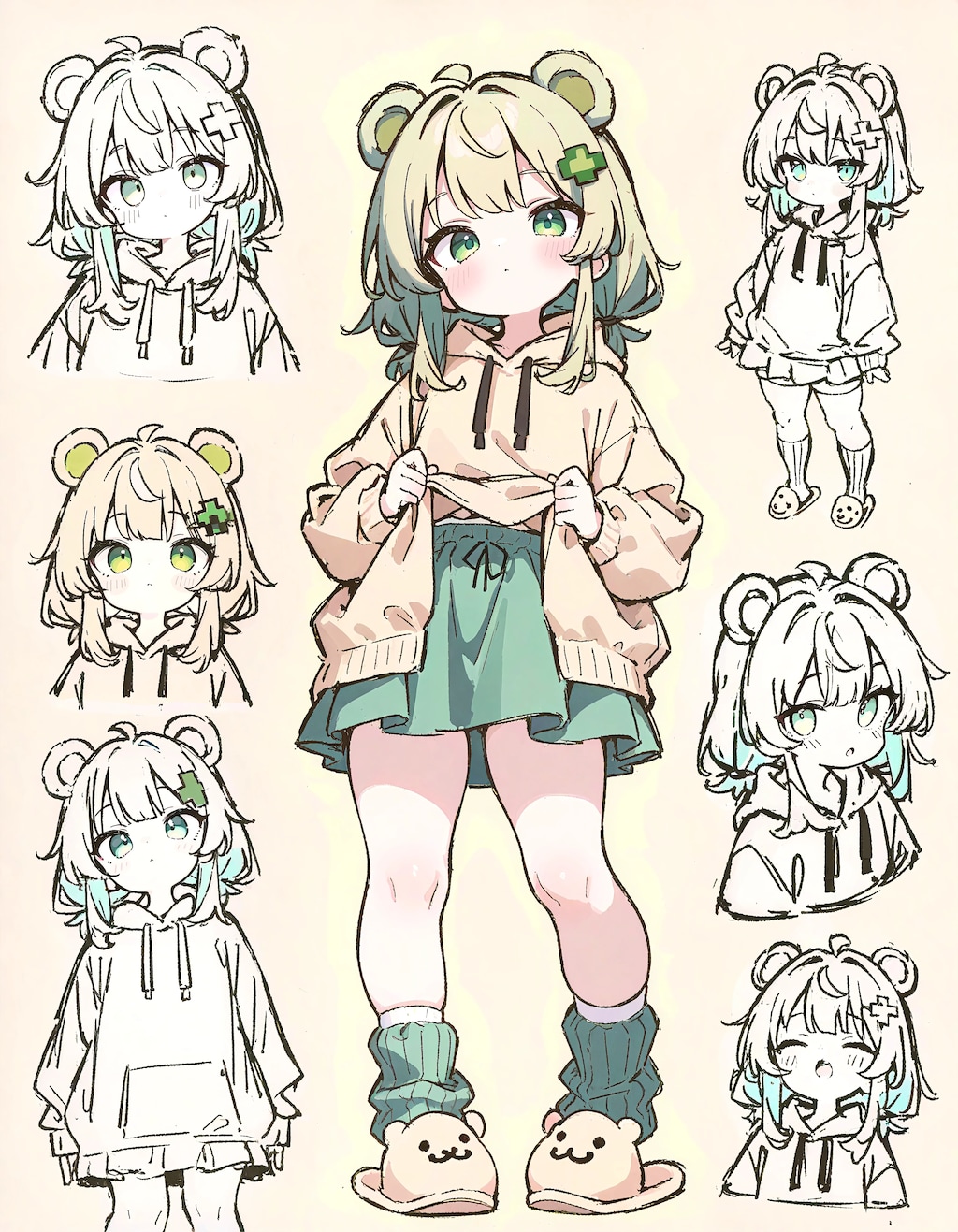 Creeper Girl Concept Art