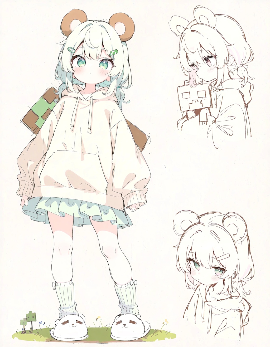 Creeper Girl Concept Art