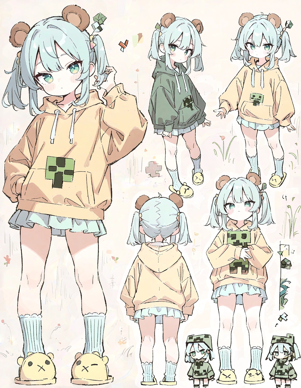 Creeper Girl Concept Art