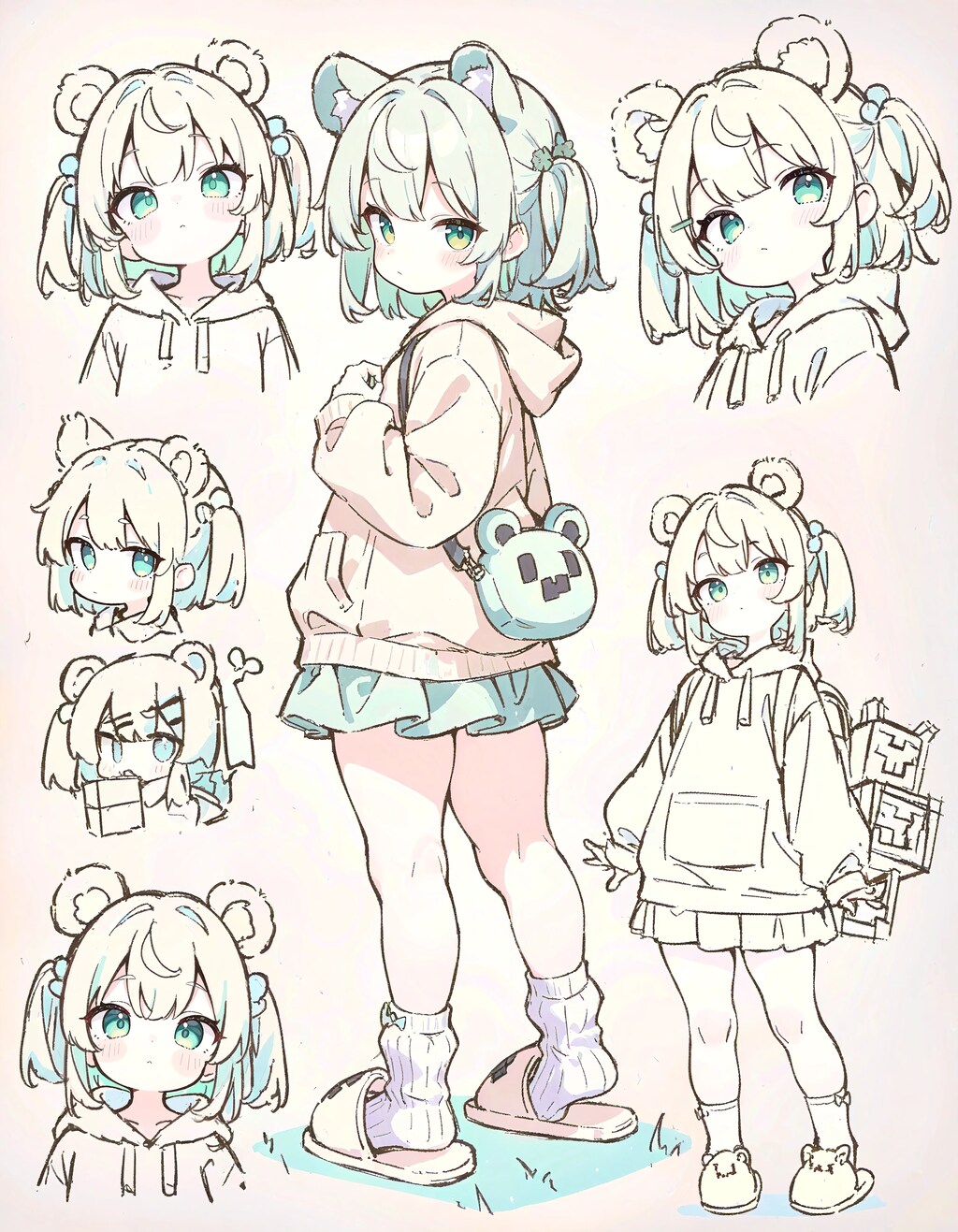 Creeper Girl Concept Art