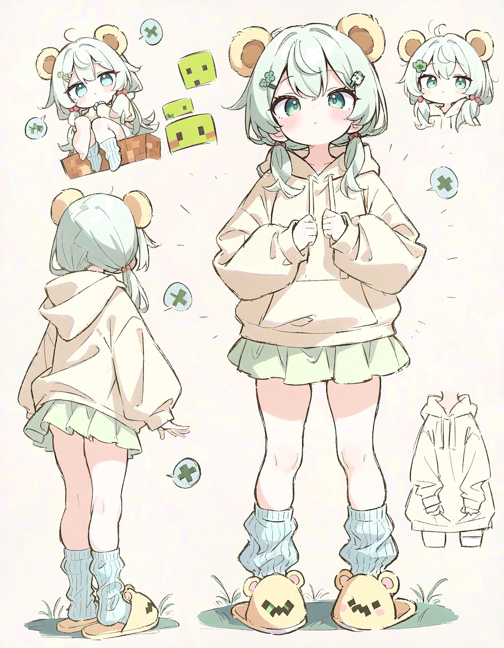 Creeper Girl Concept Art