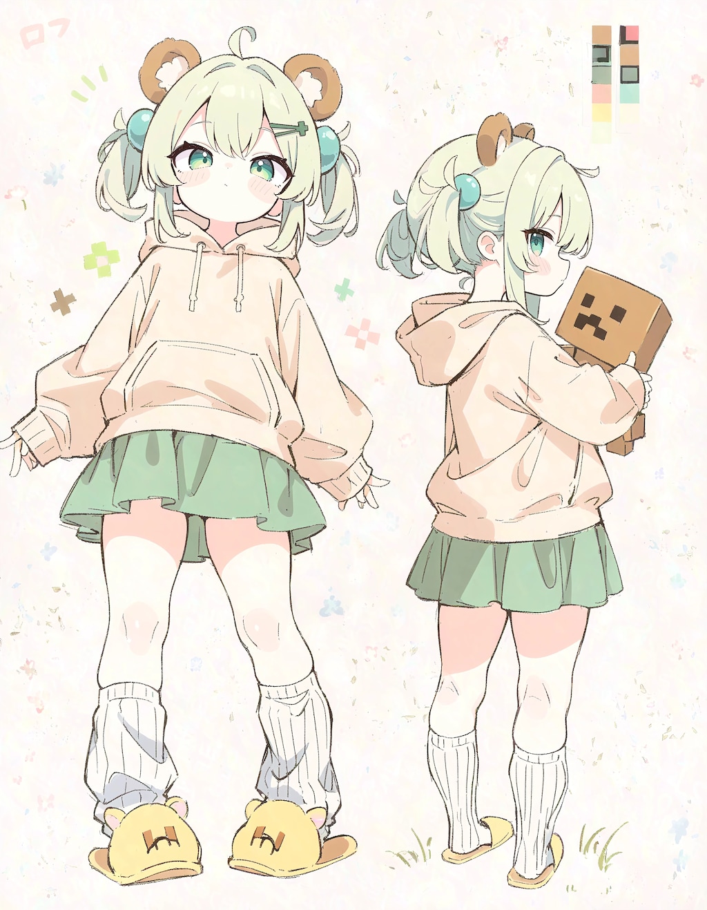 Creeper Girl Concept Art