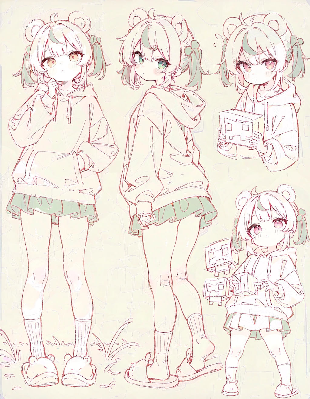 Creeper Girl Concept Art