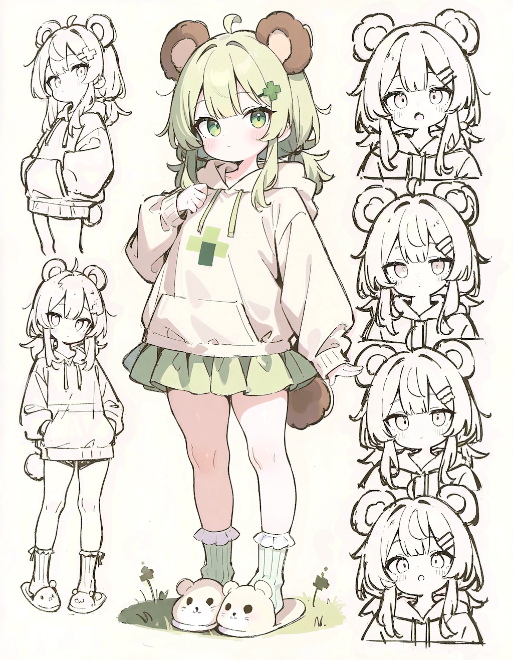 Creeper Girl Concept Art
