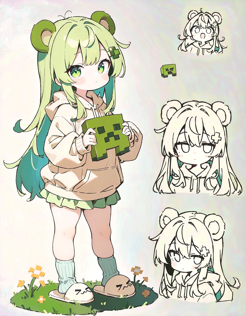 Creeper Girl Concept Art