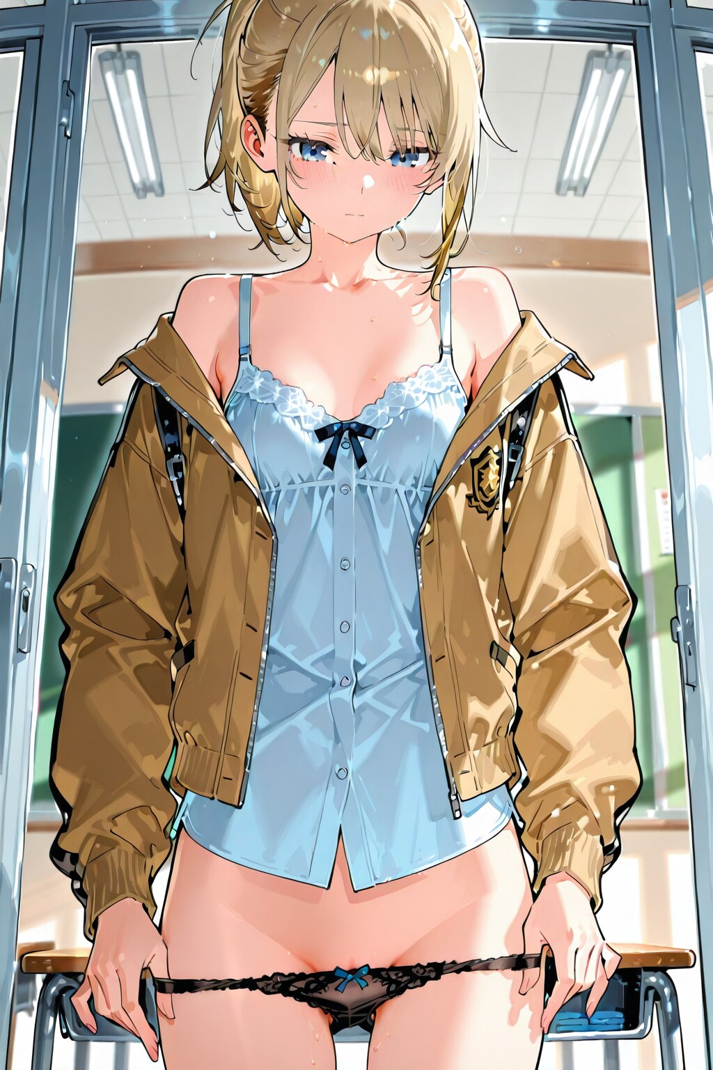 チラ見え