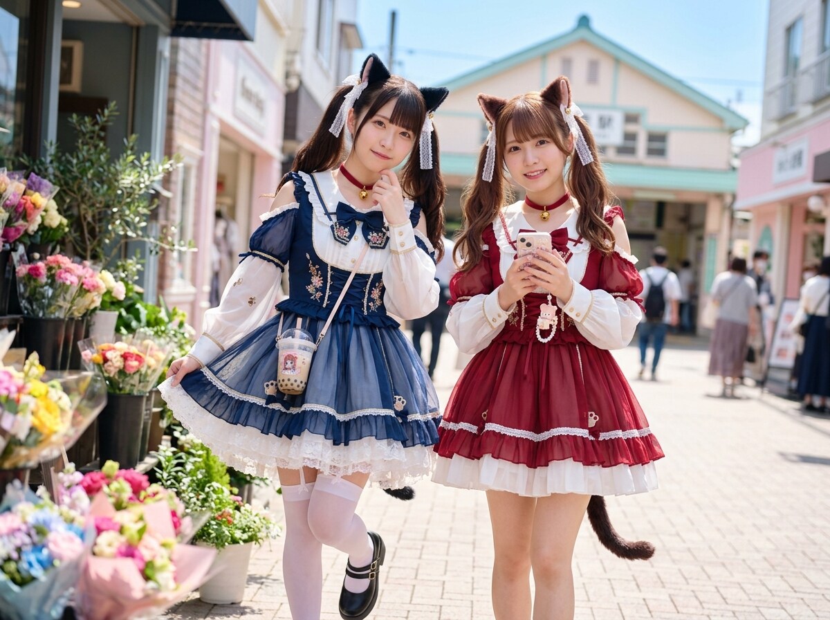 黒ツイにゃん