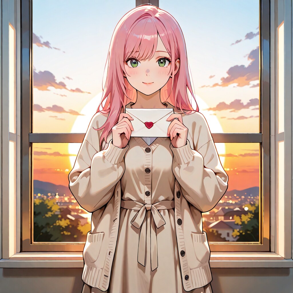 ありがとうを届ける夕暮れポートレート