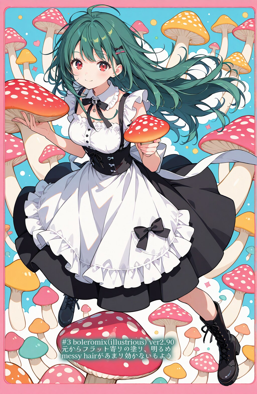 きのこの国の地雷系メイド (WAI IL v14おためし)