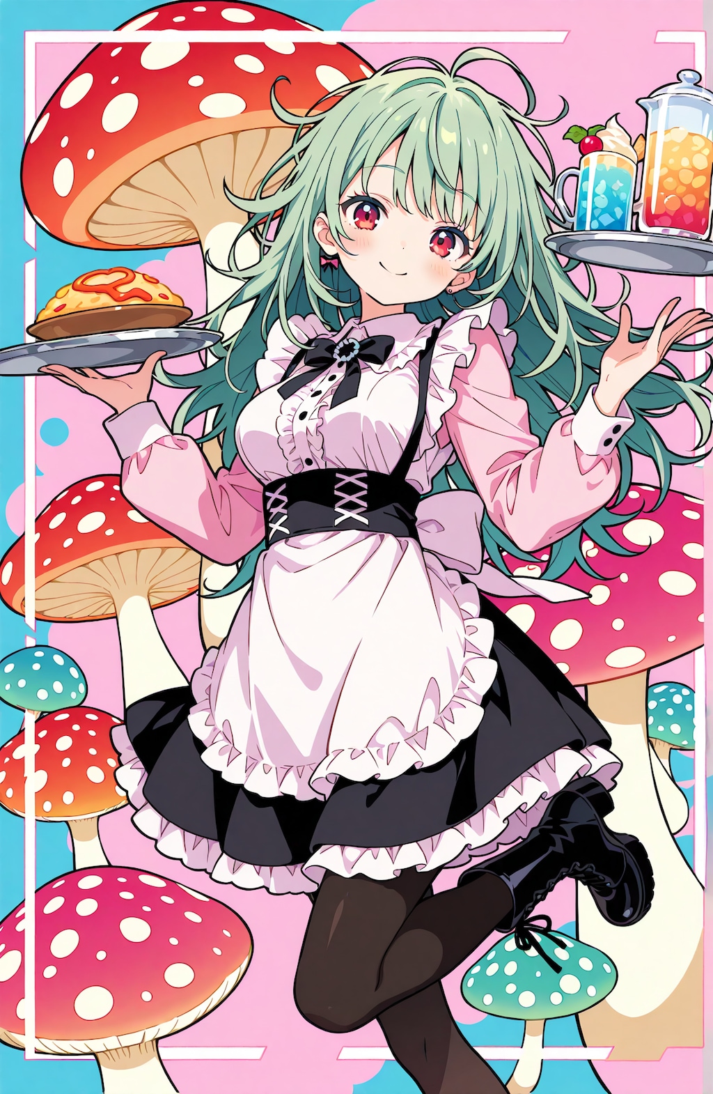 きのこの国の地雷系メイド (WAI IL v14おためし)