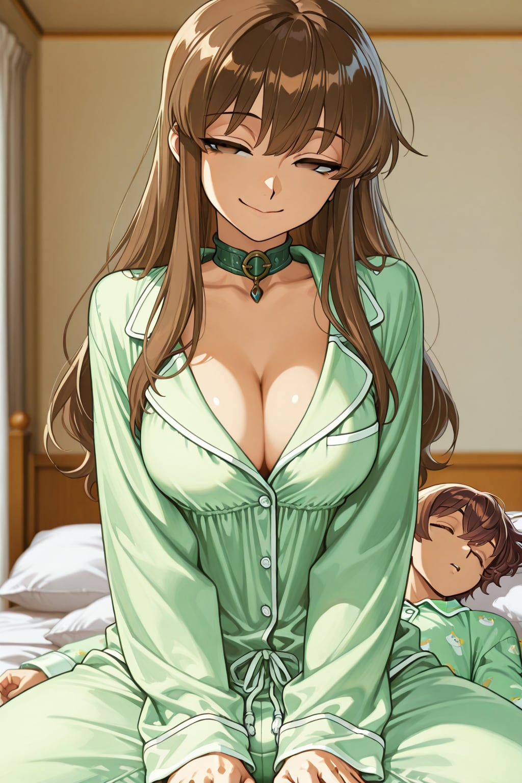 寝てる兄を起こしにパジャマ姿でベッドへ奇襲する小悪魔な妹🛏️😍