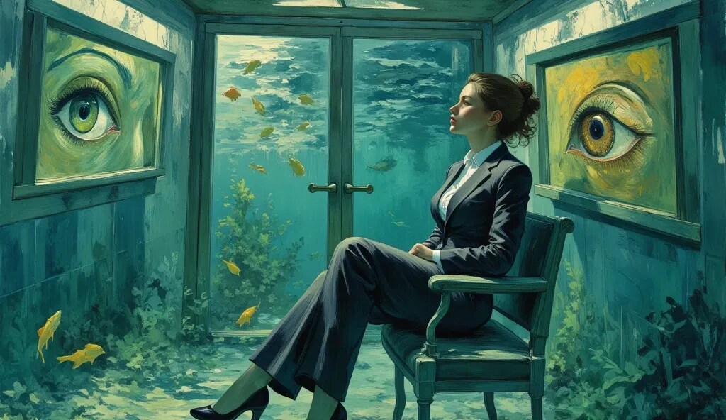 「隣人」「まばたき」 (4枚)