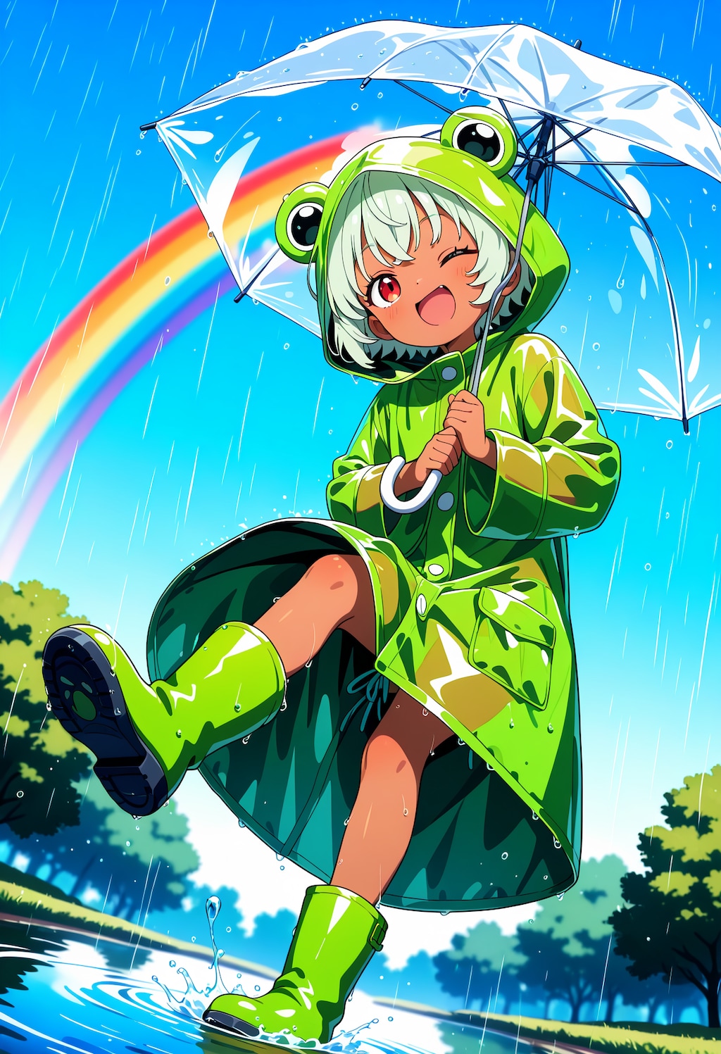 天気雨 case.カエル