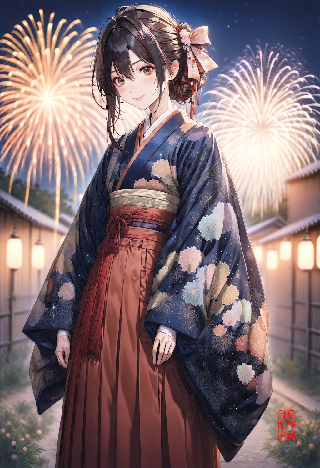 花火を見に行こうね