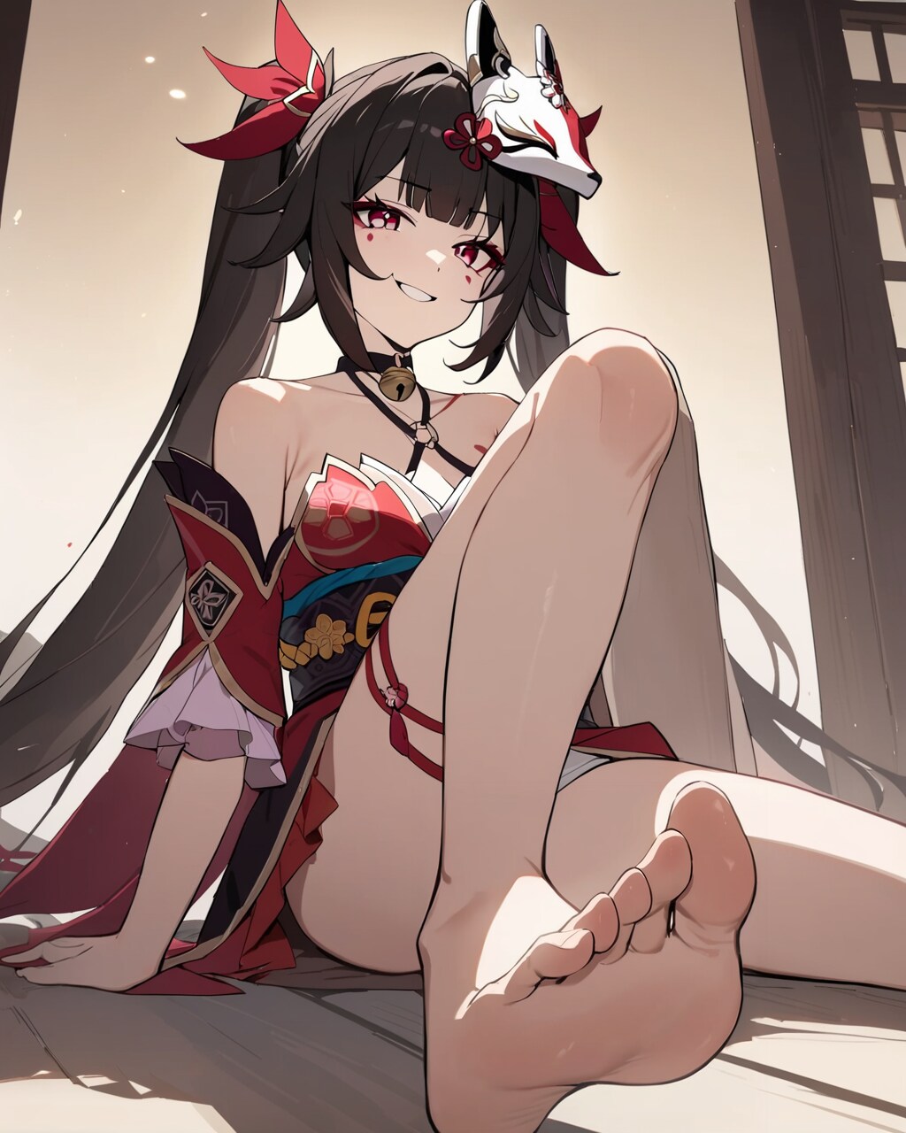 花火ちゃんのおみ足prprしたい