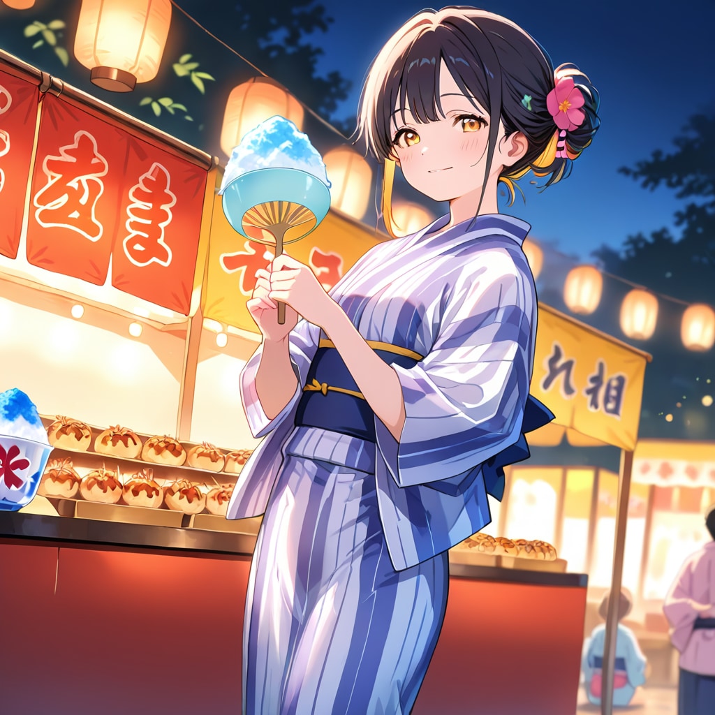 ボツ作品集（お祭りの屋台）
