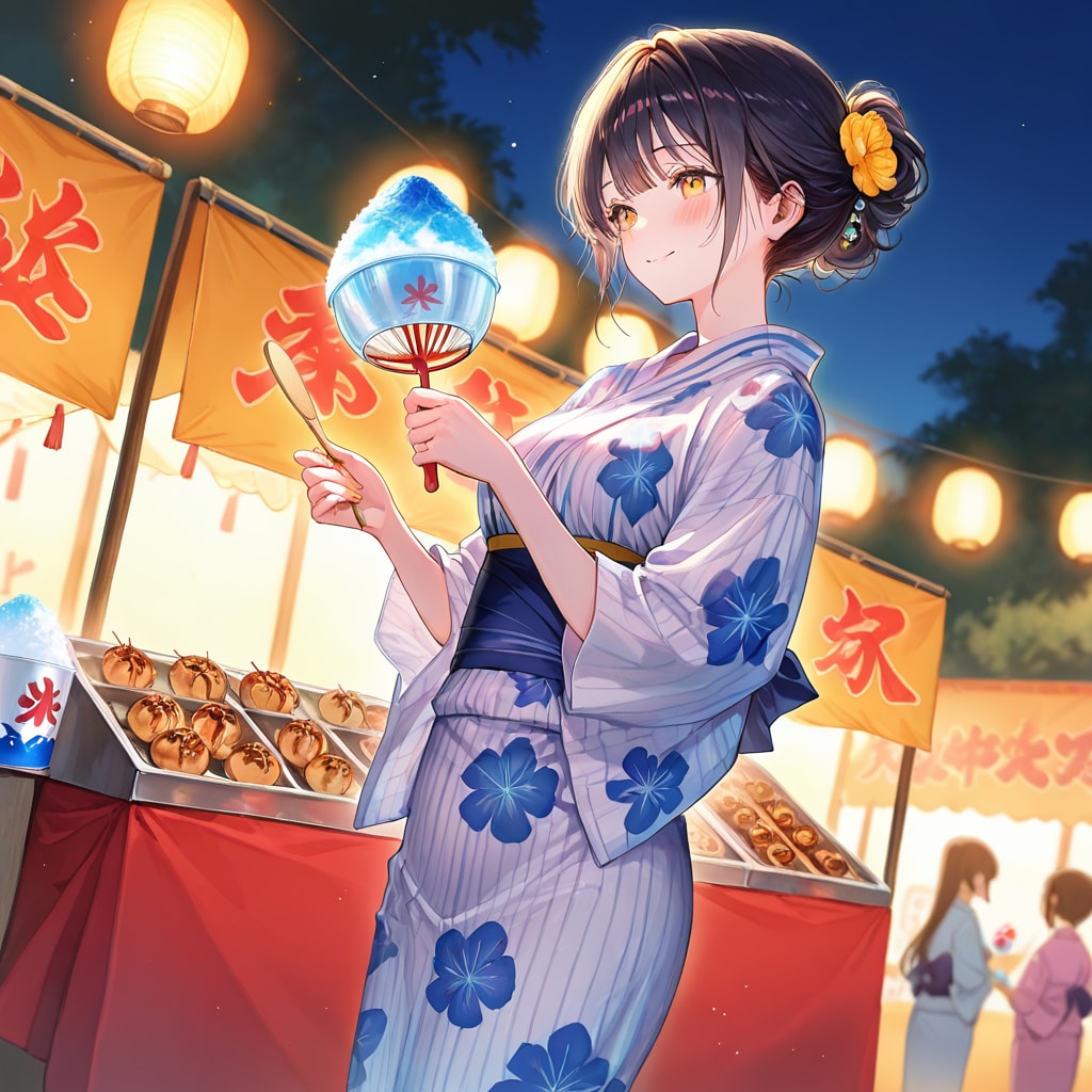 ボツ作品集（お祭りの屋台）