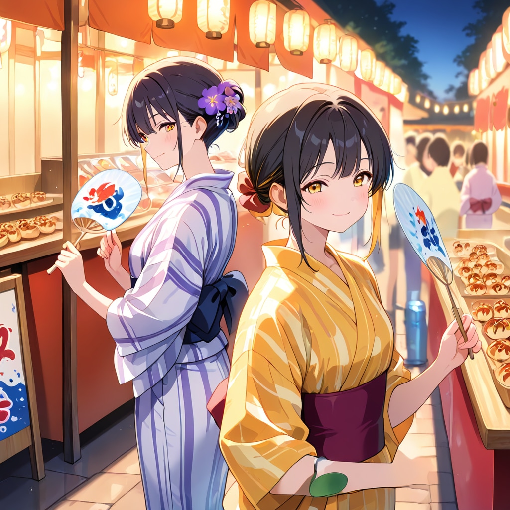 ボツ作品集（お祭りの屋台）