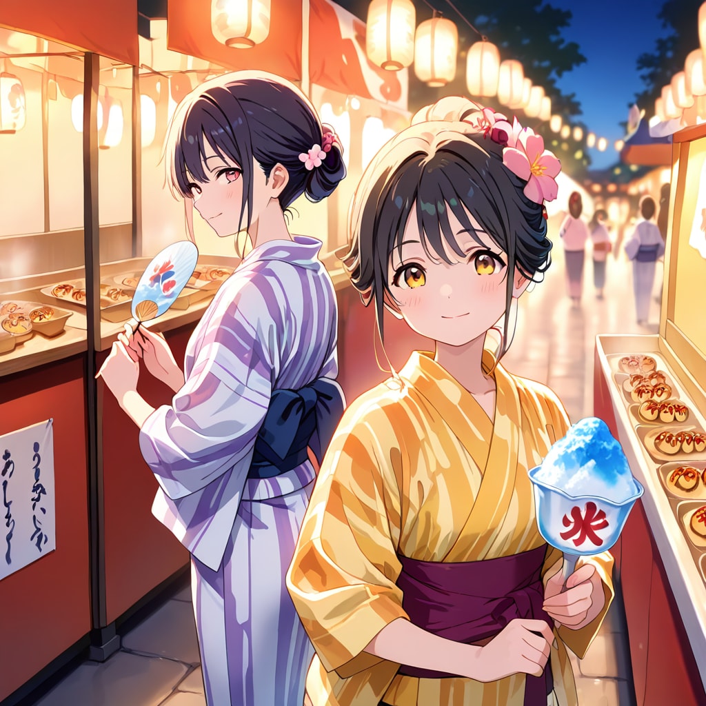 ボツ作品集（お祭りの屋台）