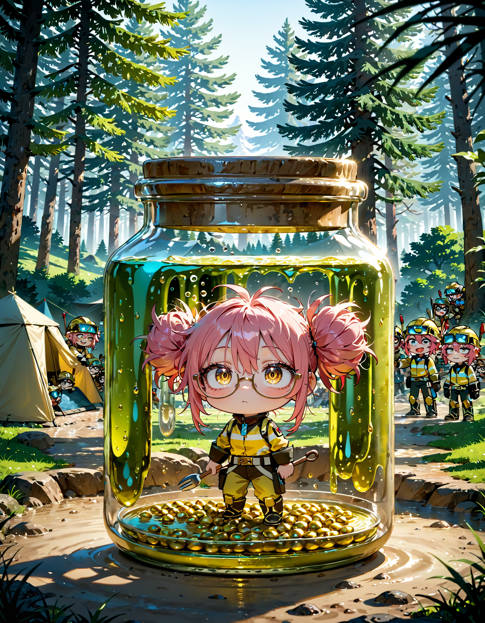 今日は何の日？　ゴールドラッシュの日 | の人気AIイラスト・グラビア