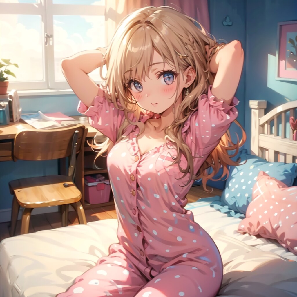 ピンクのパジャマ