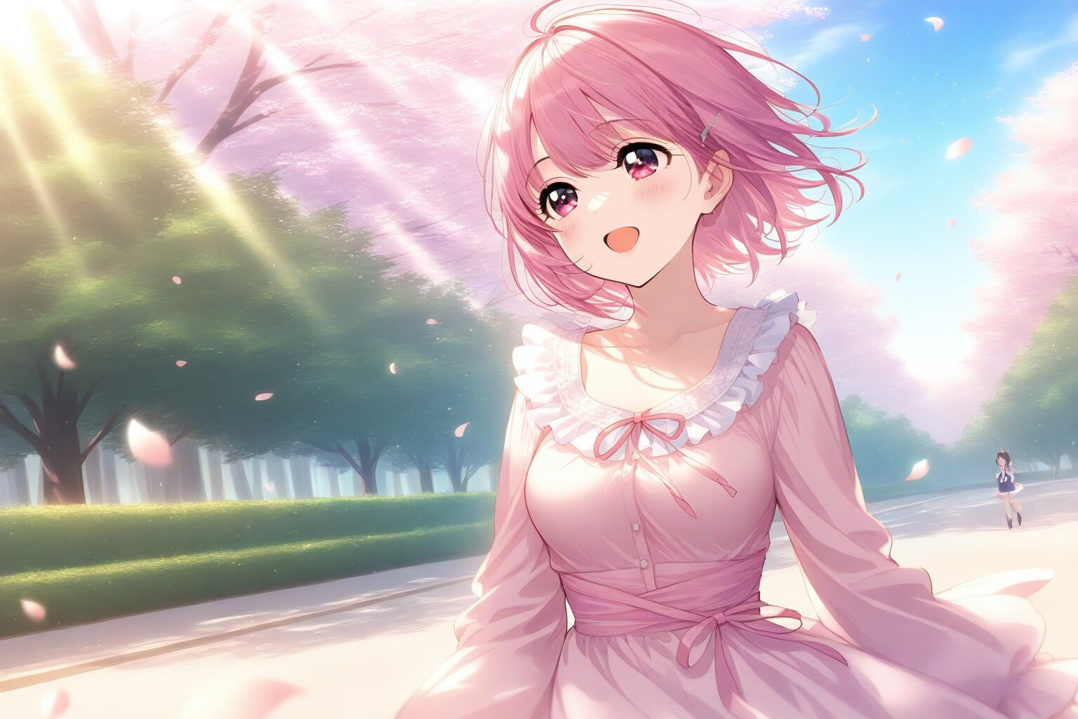 ふわっと、恋の予感 | の人気AIイラスト・グラビア