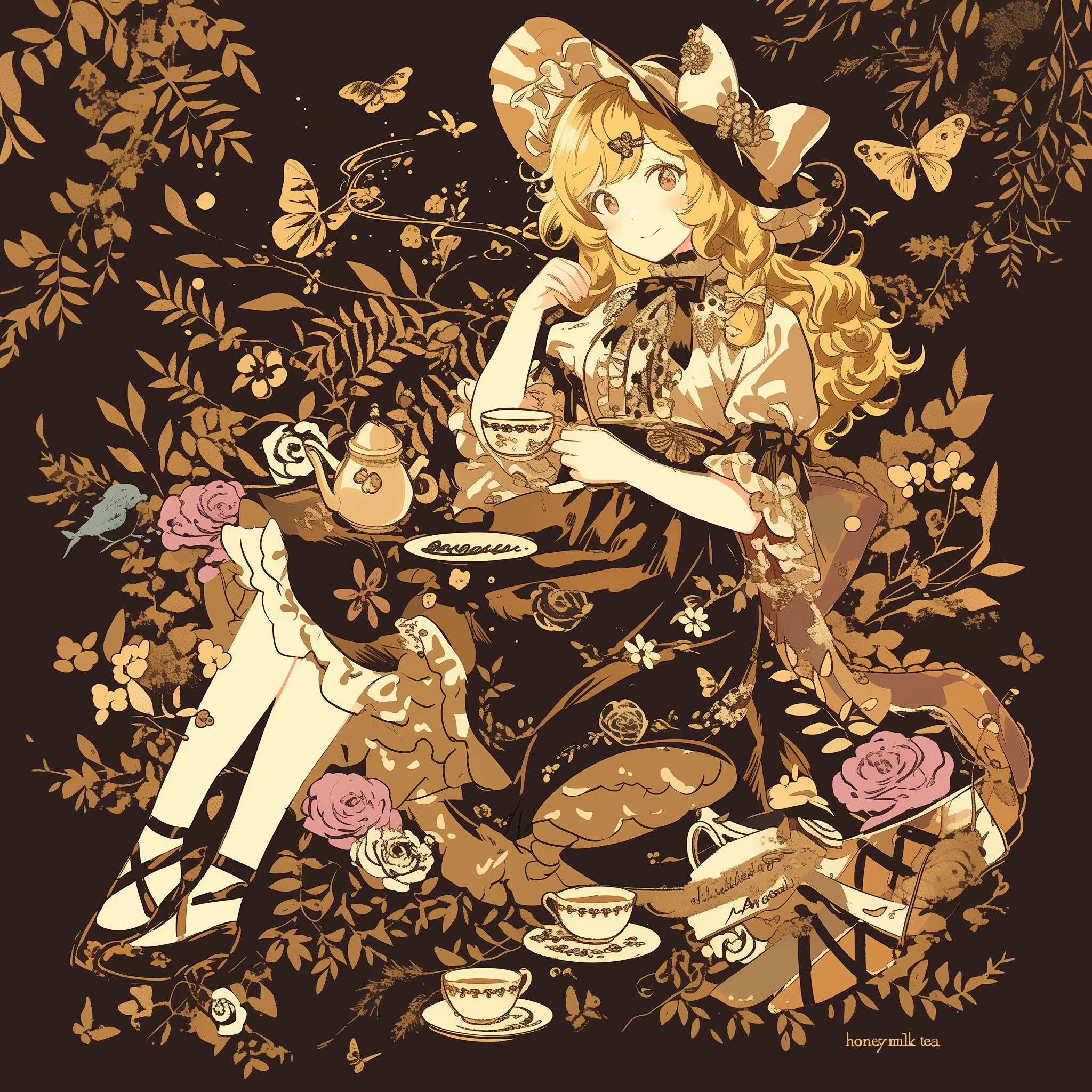 Honey tea time🫖