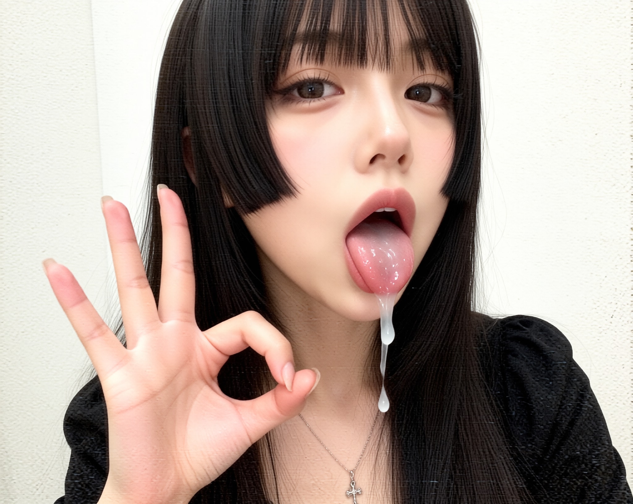姫カットのおねえさん