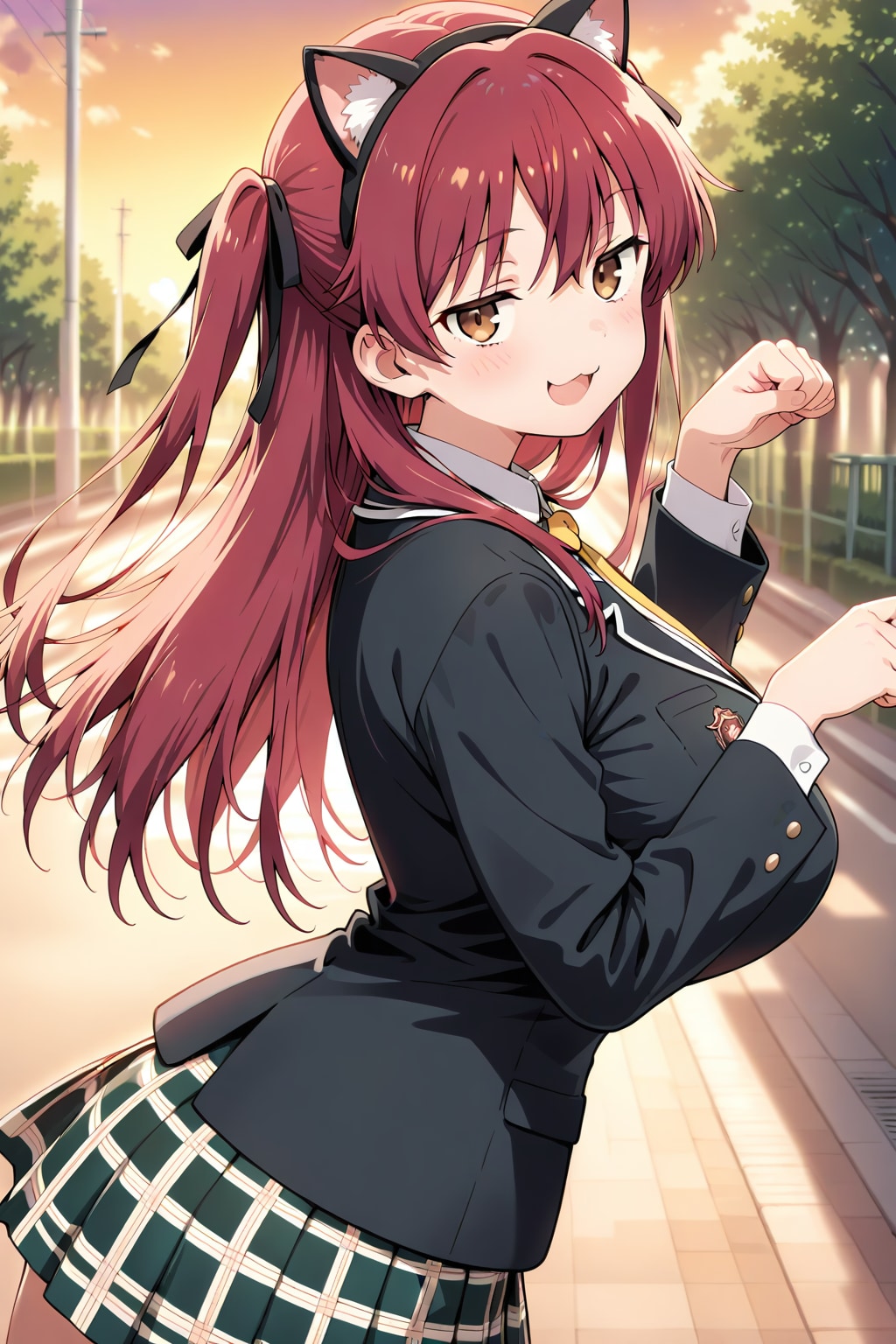 猫マネ千尋ちゃん | の人気AIイラスト・グラビア