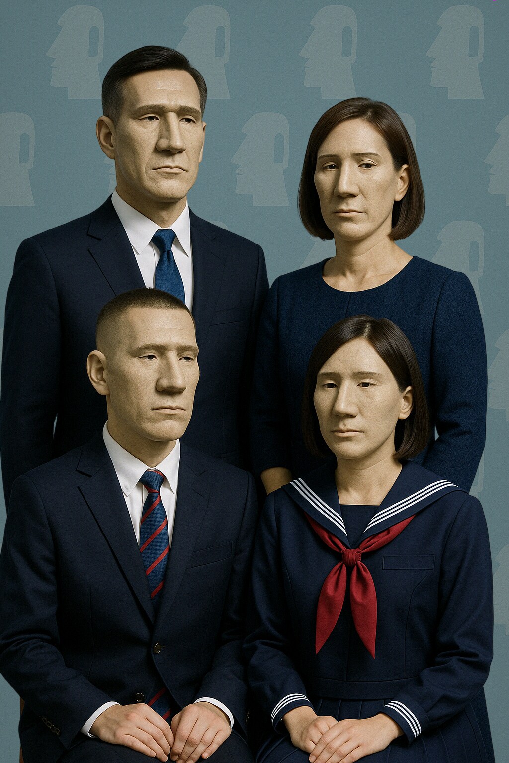 守相(モアイ)家 家族写真