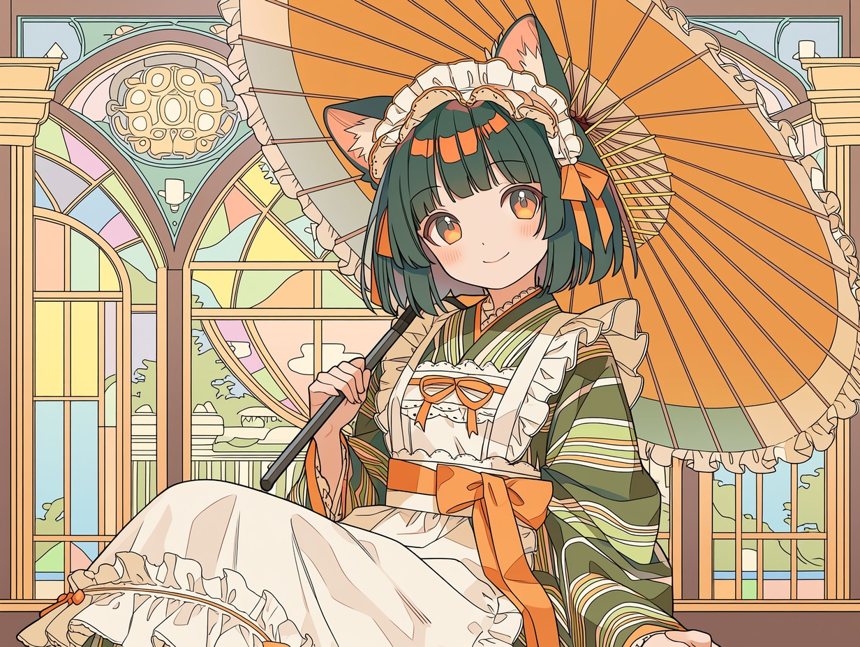 和装ガーリー（２）niji7 | の人気AIイラスト・グラビア