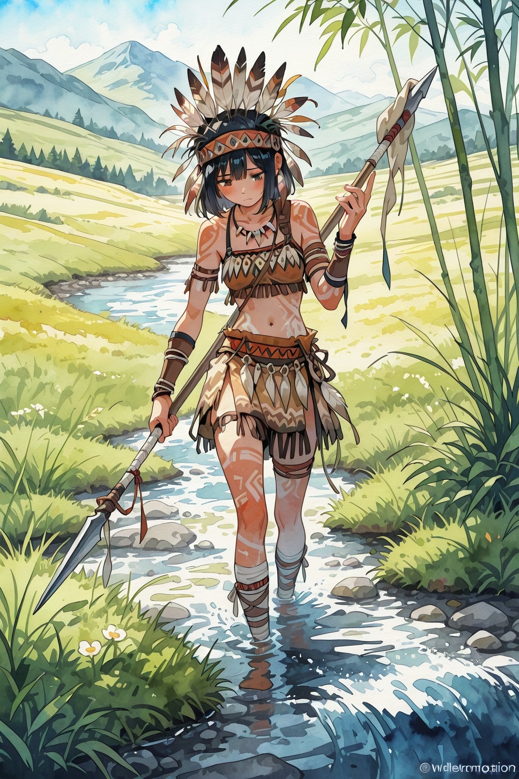 大草原の空の下４