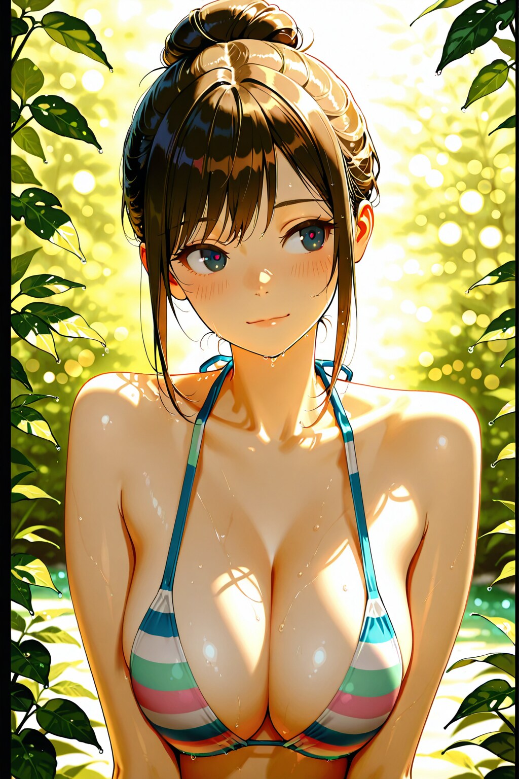 ストライプビキニ