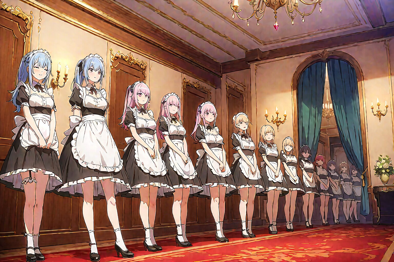 メイドさんズ | の人気AIイラスト・グラビア