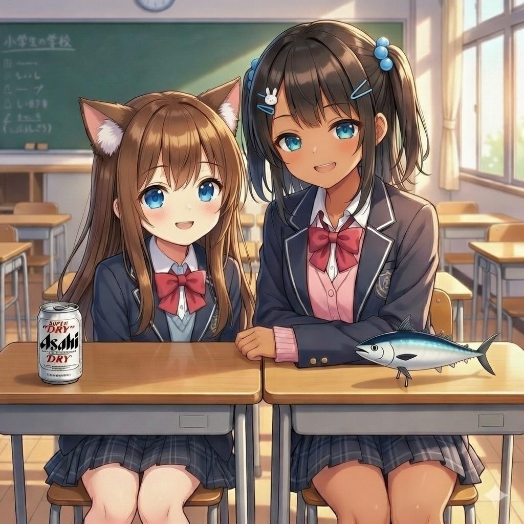 こなつちゃんと笑顔の小さな女の子