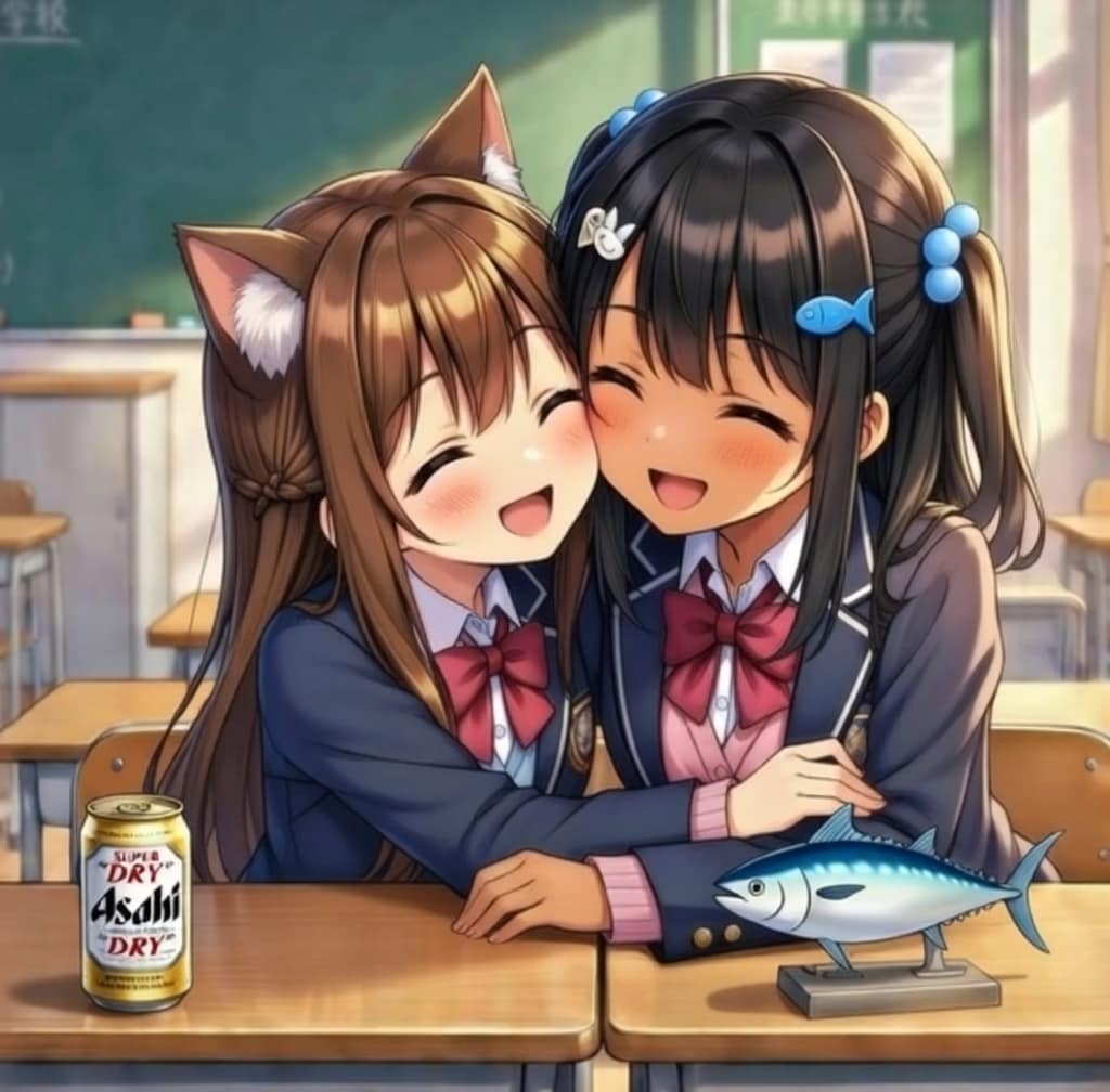 こなつちゃんと笑顔の小さな女の子