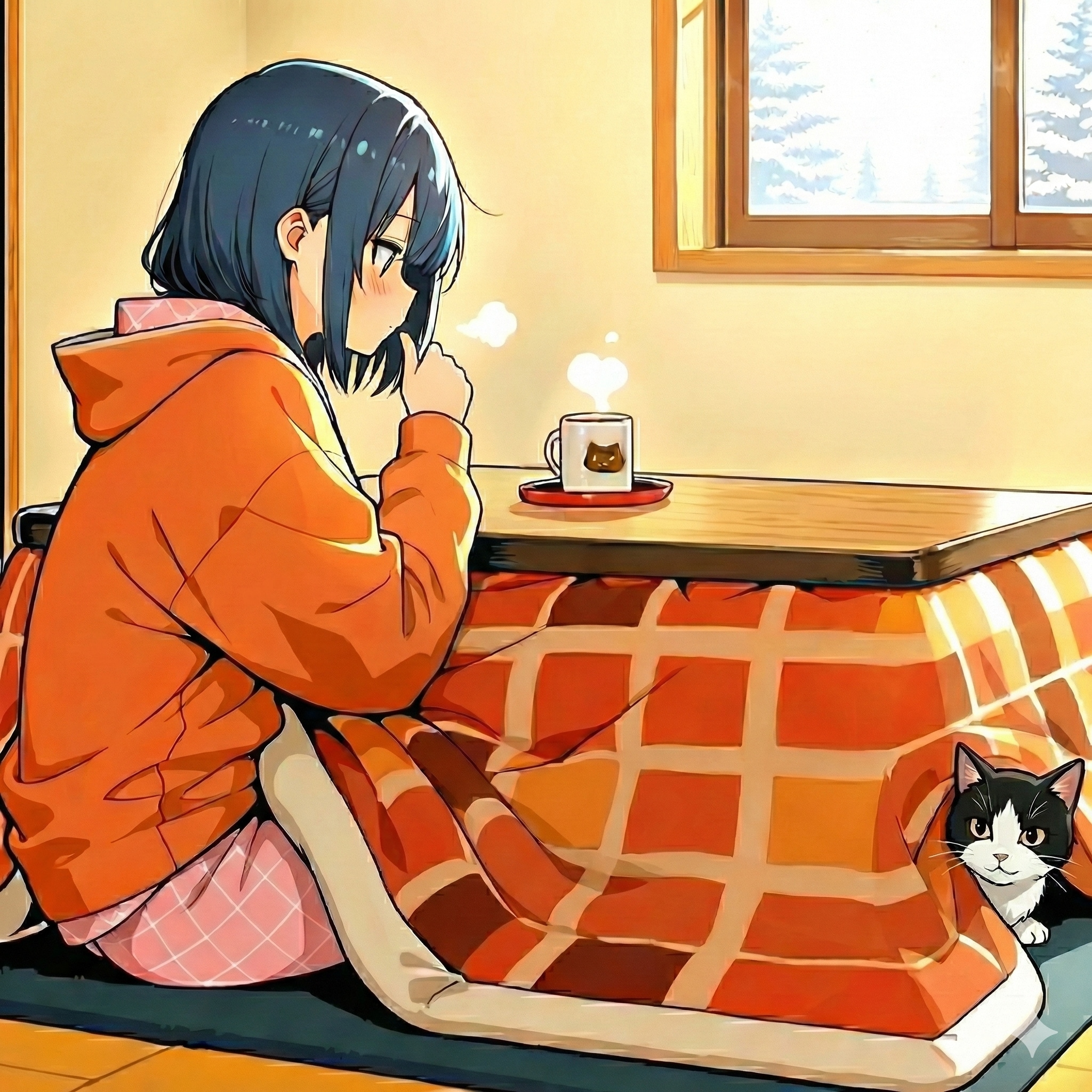 こたつねこ | の人気AIイラスト・グラビア