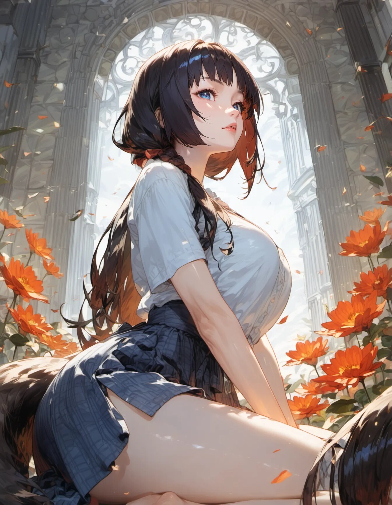 Blooms of the Forgotten Sanctum | の人気AIイラスト・グラビア