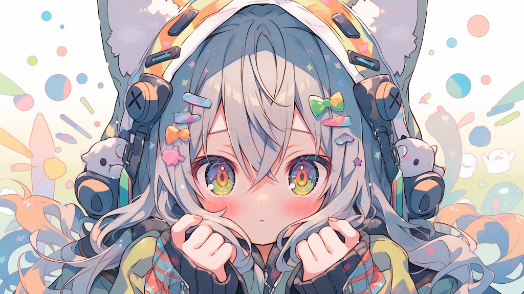 虹色の夢を纏う少女の瞬間