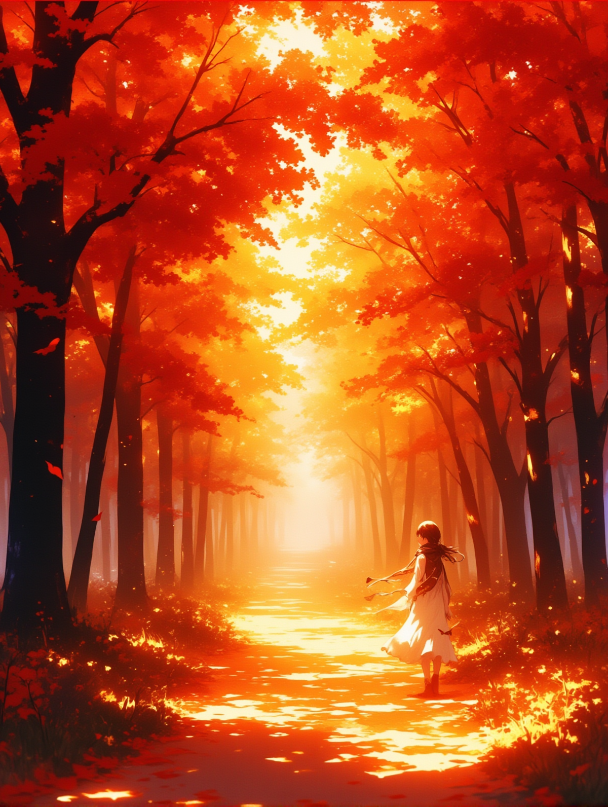 紅葉Red_3 | の人気AIイラスト・グラビア