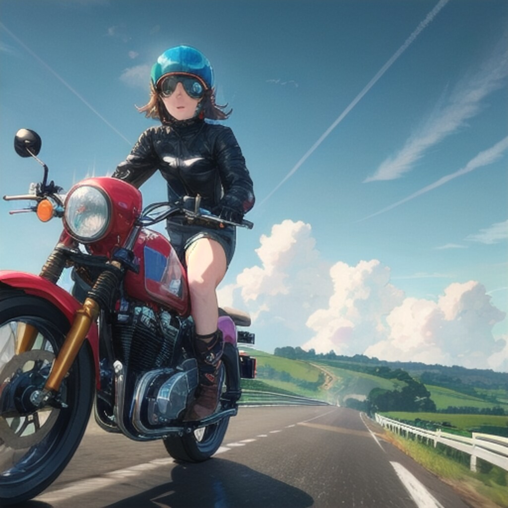 バイク好き彼女