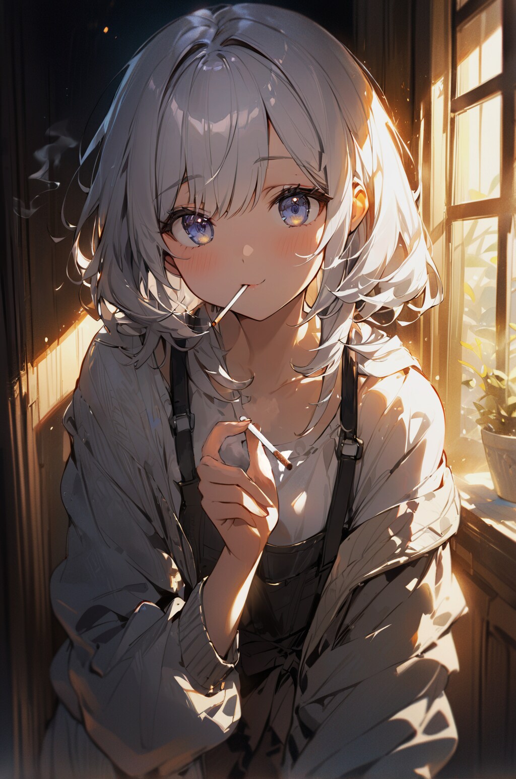 二人の休憩。