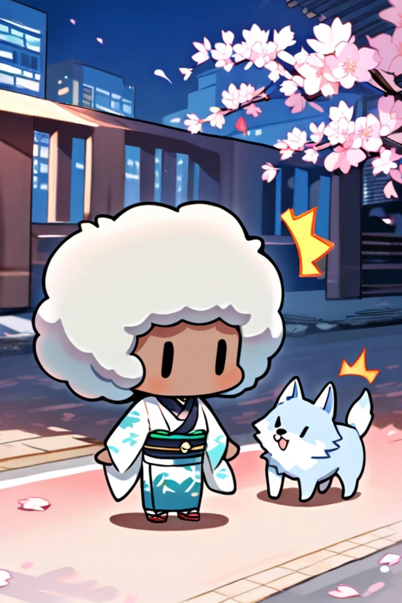アフロちゃんとオオカミ