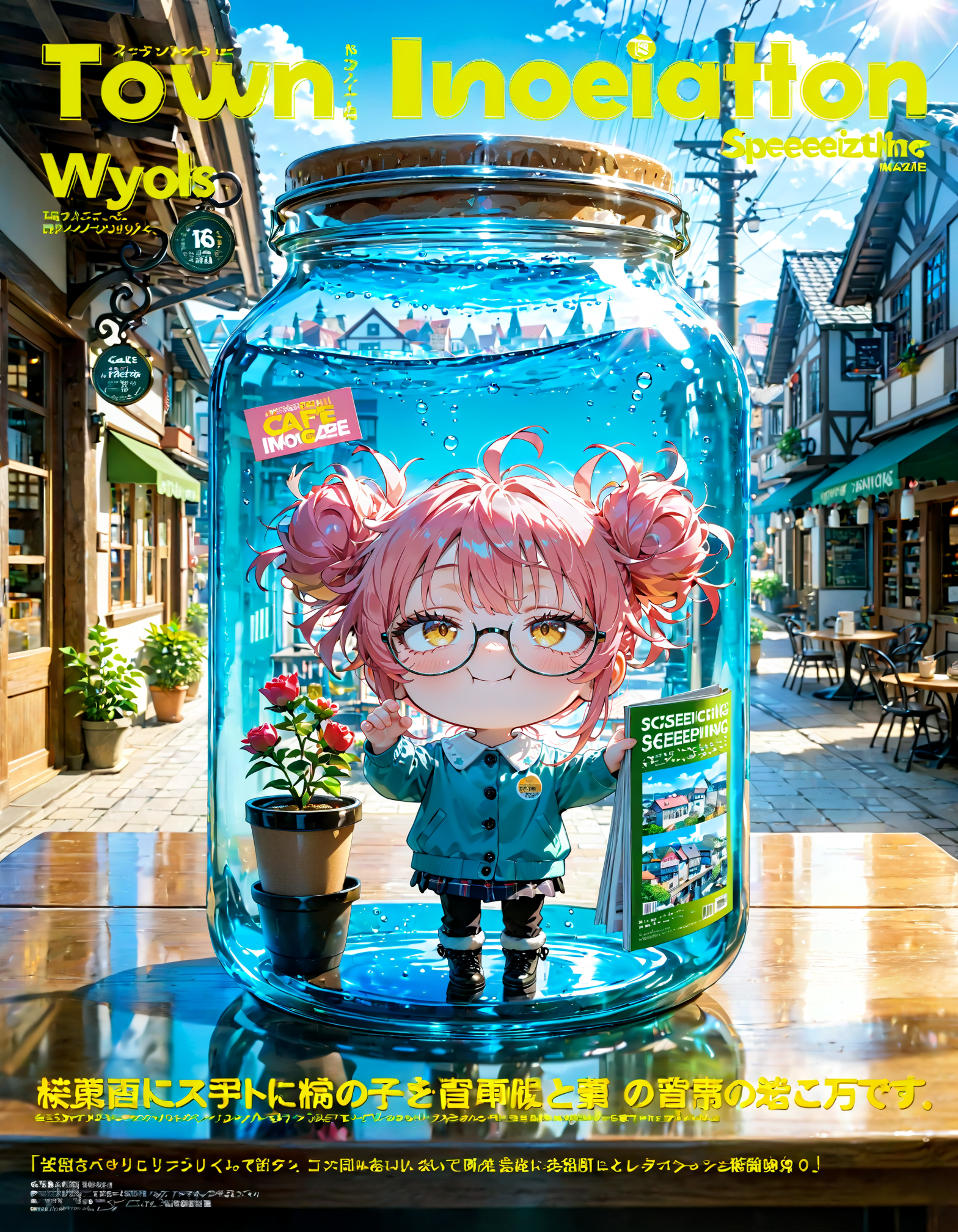 今日は何の日？　タウン情報の日 | の人気AIイラスト・グラビア