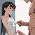 触らないって約束なのに…ッ♡ 2枚目