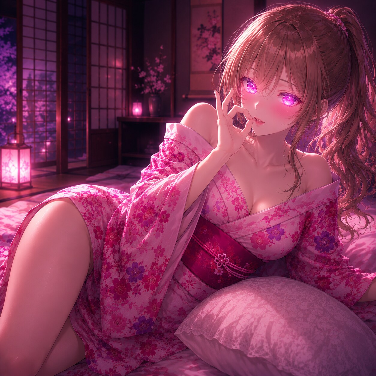 ある和室の夜は更けて